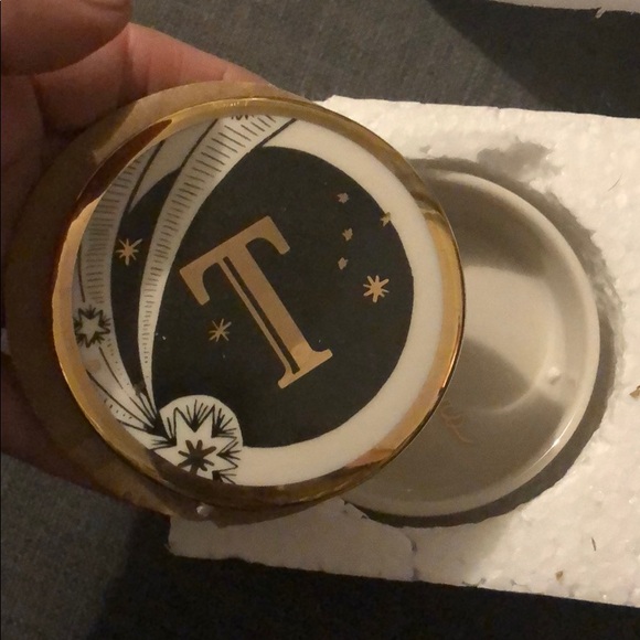 Anthropologie Lyra monogram trinket dish - Picture 7 of 8